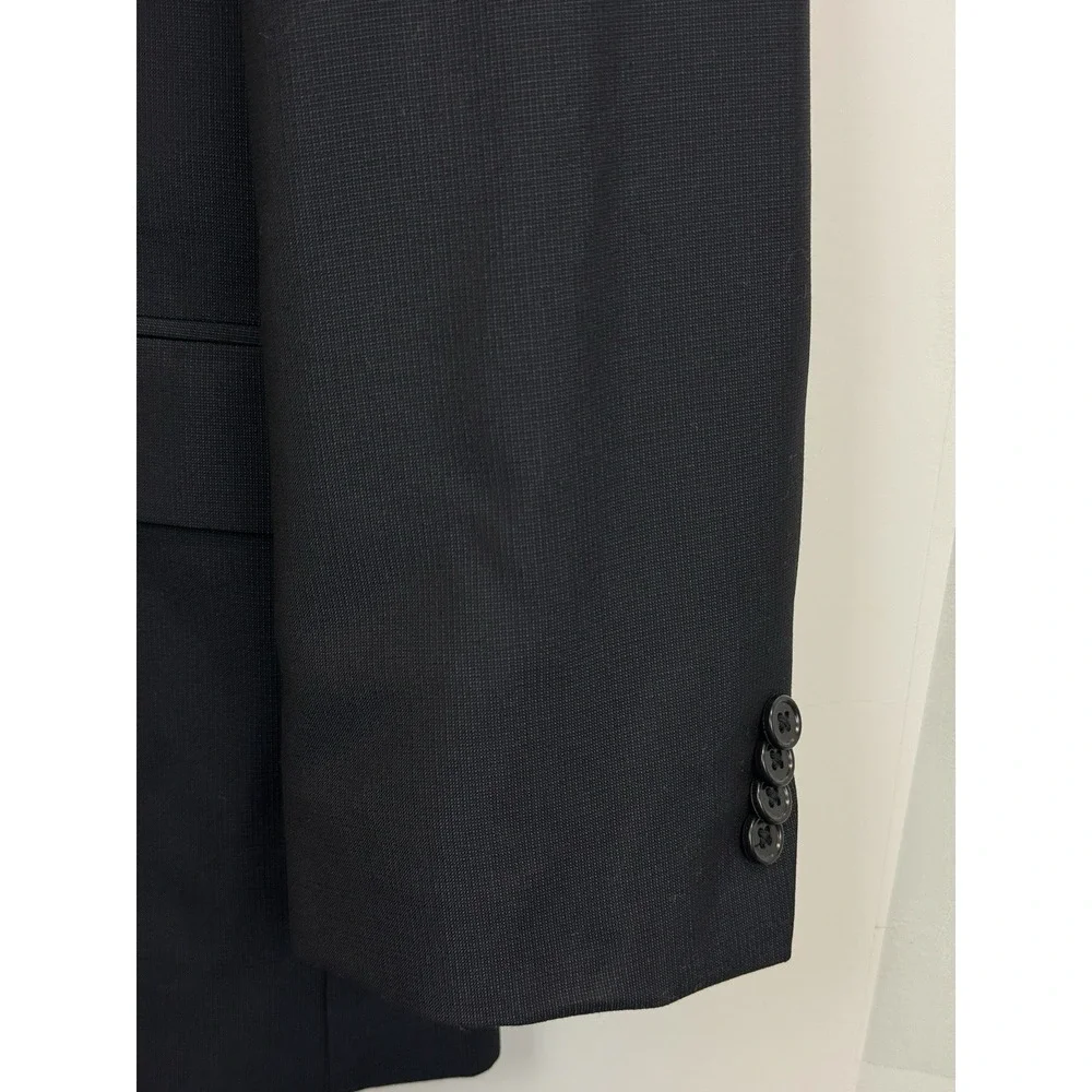 Michael Kors Mens 42L Navy Blue 2-Button‎ Blazer Sport Coat Preppy